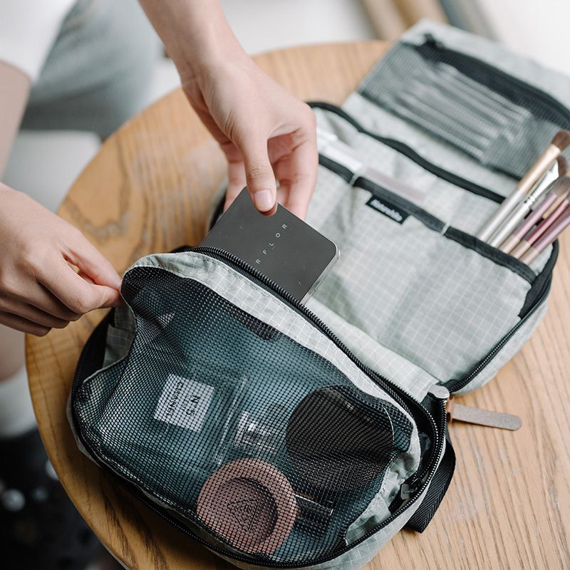 Косметичка Naturehike NH20SN010, розмір S, світло-сіра Київ - фото 8