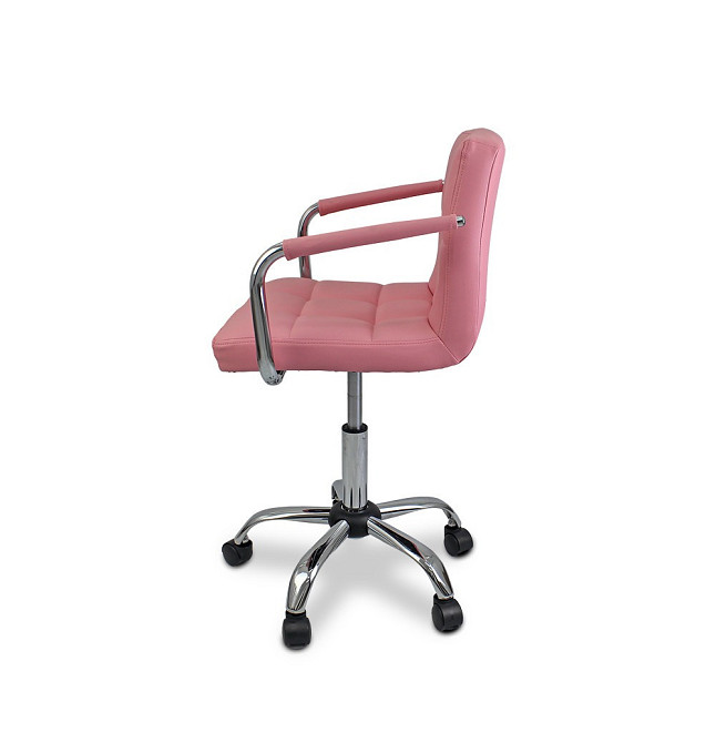 Барний стілець Hoker Just Sit ASTANA PLUS регульований стільчик крісло для кухні, барної стійки Рожевий Київ - фото 5