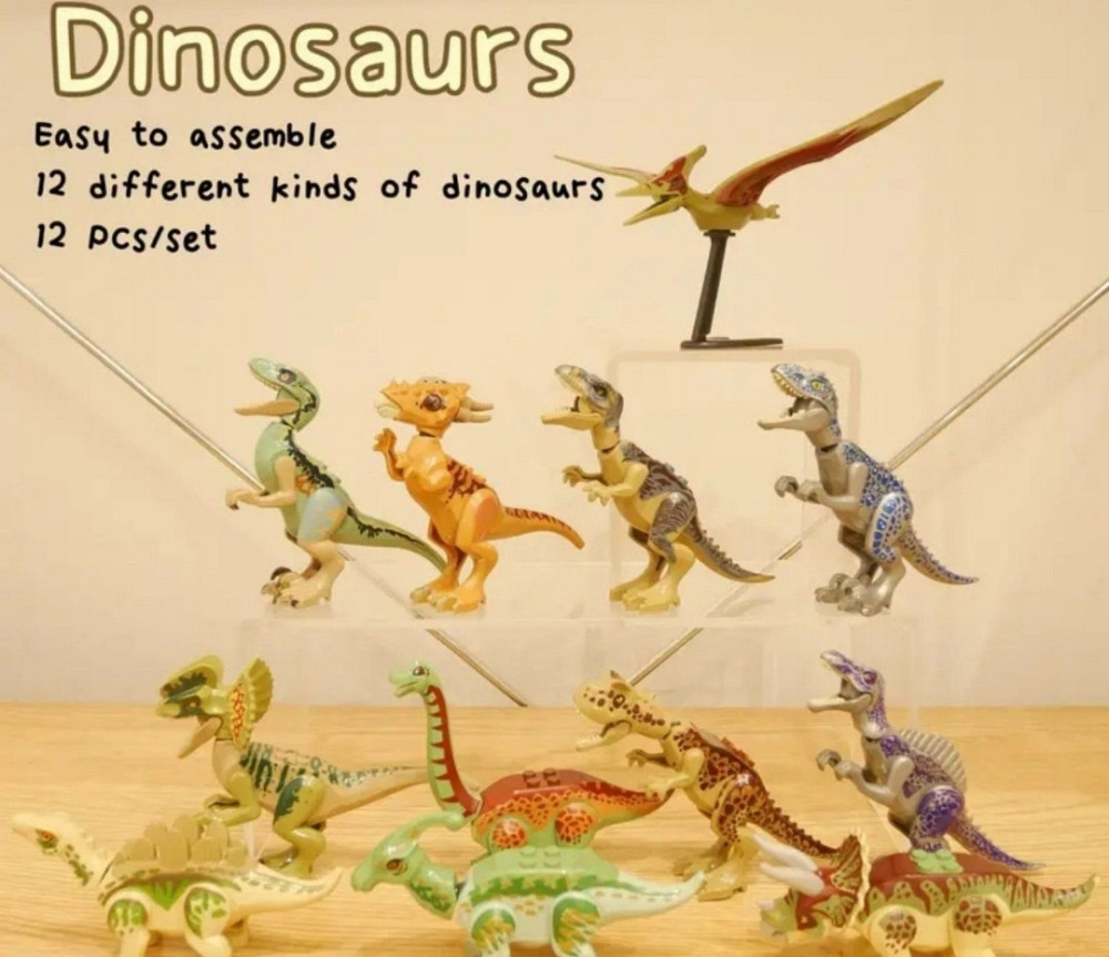 Конструктор Jurassic Park парк динозавров 12 шт блоков lego. Харьков - изображение 4