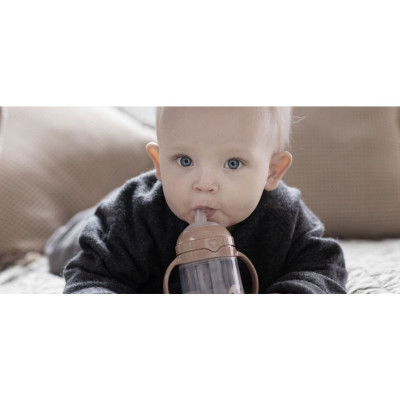 Поїльник-непроливайка Lovi з трубочкою та обтяжувачем 150 мл - коричнева (35/363) Вінниця - фото 11