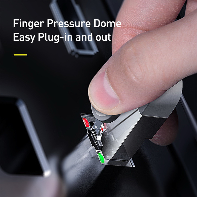 Патч-корд Baseus мережевий кабель Ethernet Cat6 RJ 45 Gigabit Network PCWL-D0G (Сірий, 5м, Плоский) Миколаїв - фото 8