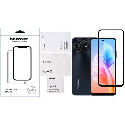 Стекло защитное BeCover Oscal Tiger 12 6.78" Black (711579) Винница - изображение 4