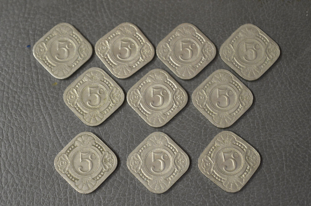 Нидерландские Антилы 5 центов 1965 год (10 шт.) ЛУЧШАЯ ЦЕНА!!!! Полтава - изображение 1