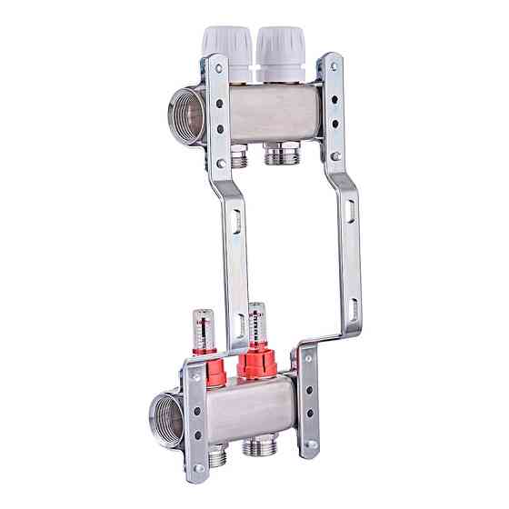 Коллекторный блок с расходомерами Nolf NF.2100-02S 1