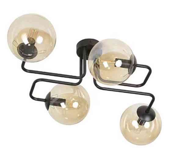 SIRIUS Підвісна люстра 9713-4 4x40W Чорний Коломия