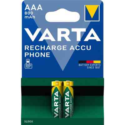 Акумулятор Varta Phone AAA 800mAh NI-MH * 2 (58398101402) Вінниця