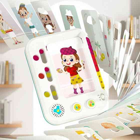 Детский обучающий планшет «Мастерская цвета» HE899200, 12 карточек Винница