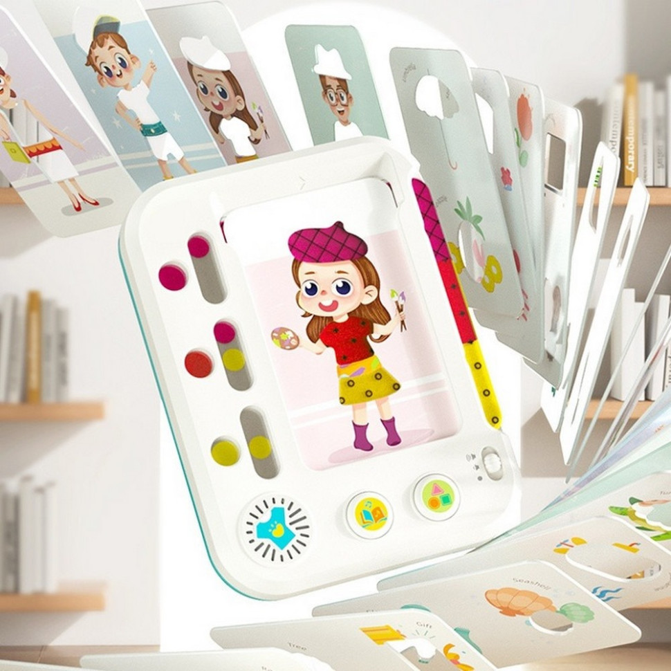 Детский обучающий планшет «Мастерская цвета» HE899200, 12 карточек Винница - изображение 3