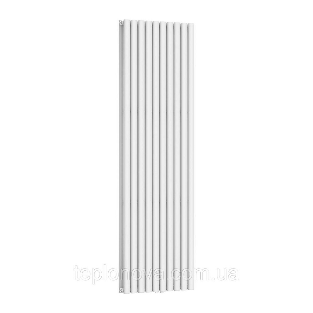 Вертикальный радиатор Ellipse Double  600х1800-10 (50 мм), anticor, белый Черновцы - изображение 2