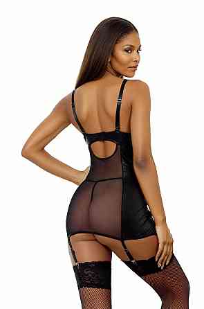 Комплект плаття і трусики - Set dress and thongs 110836, black - M Sex Aura Київ