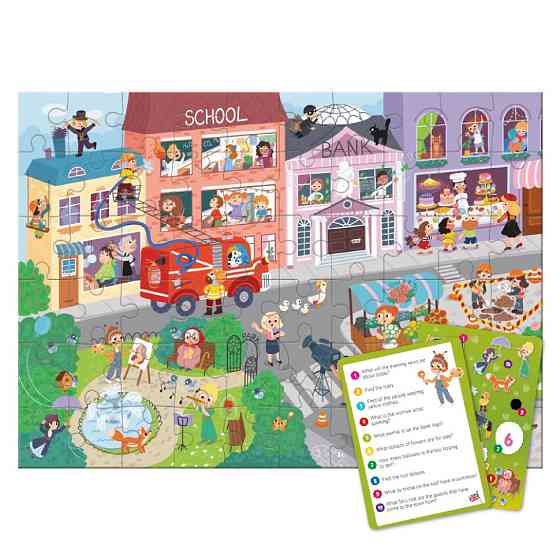 Дитячий віммельпазл "Містечко професій" 300662, 60 елементів Вінниця