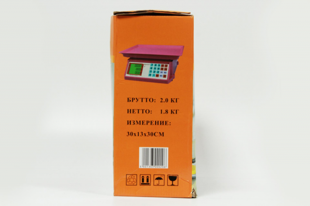 Електронні торговельні ваги NK-4017 Mini Nokasonic до 40 кг з двостороннім дисплеєм і пам’яттю на 3 ціни Одеса - фото 6