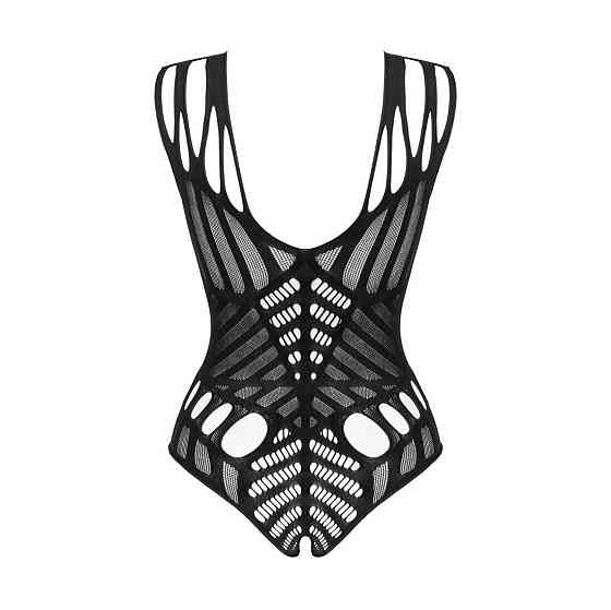 Боді з великими вирізами Obsessive B139 crotchless teddy S/M/L, з доступом Sex Aura Київ