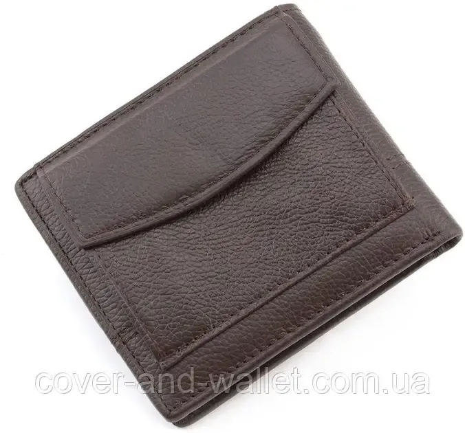 Небольшой кожаный мужской бумажник с монетницей Tailian Киев - изображение 5
