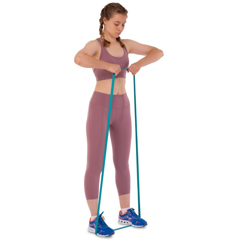 Гума для підтягувань (стрічка силова) L13 Вишневе - фото 4