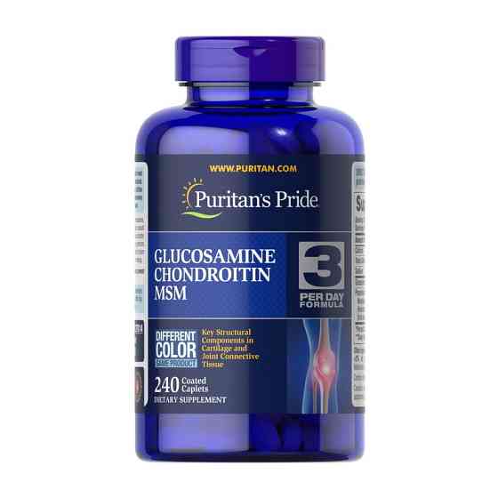 Double Strength Glucosamine, Chondroitin &amp; MSM (240 caplets) Луцк
