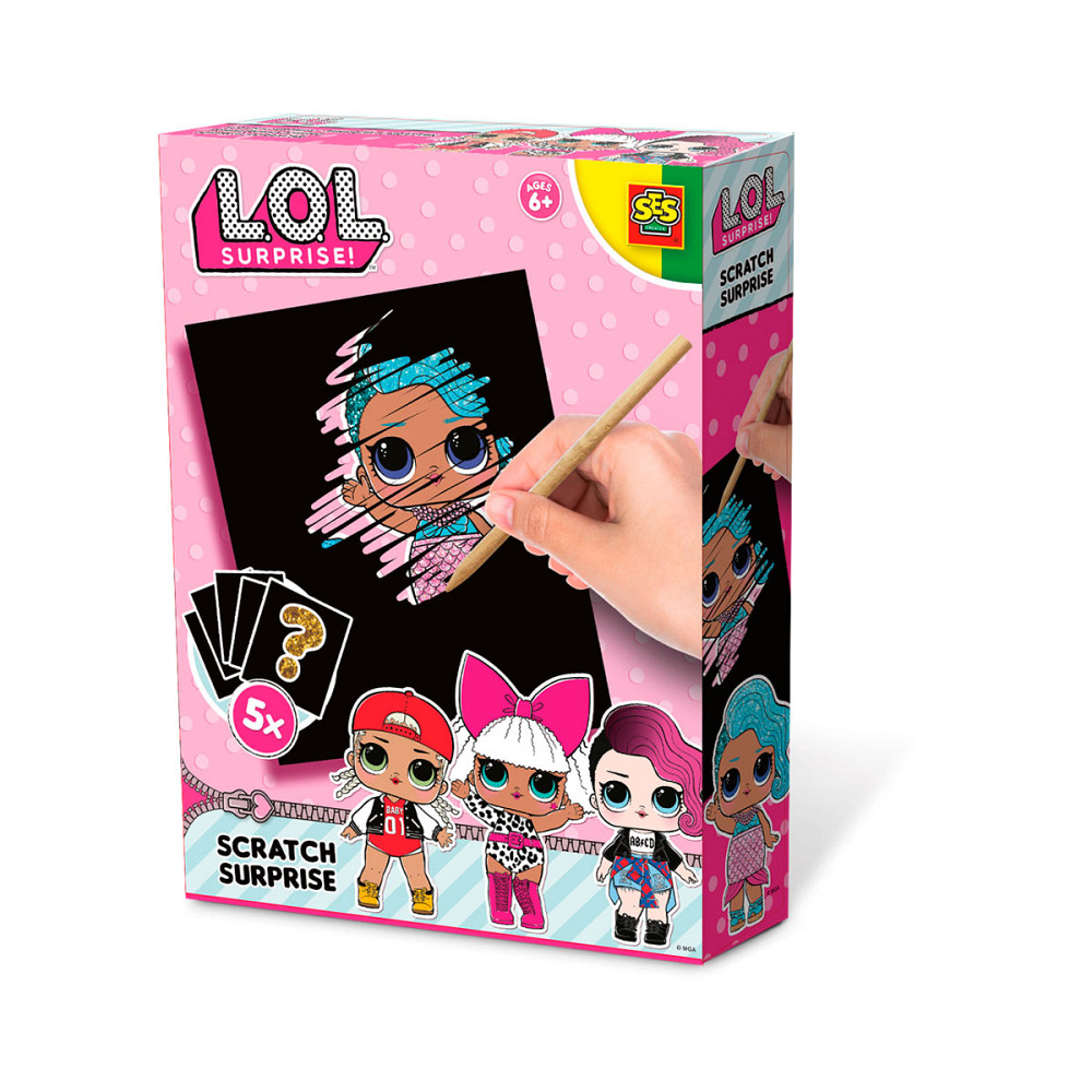 Набір для творчості серії L.O.L SURPRISE! - Скретч сюрприз Дніпро - фото 1