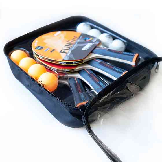 Набір для настільного тенісу Gewo Family &amp; Friends 4 Bats 8 Balls (97010000) Київ