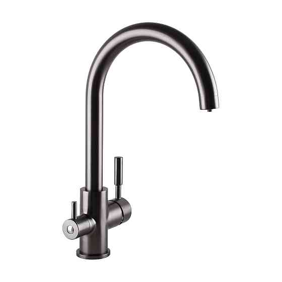 Змішувач для кухні під осмос Globus Lux LAZER GLLR-0333-11-GRAPHITE Тернополь