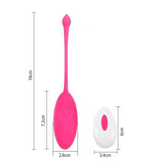 Віброяйце зі щетинками USB - Рожевий - Вібратори Вінниця