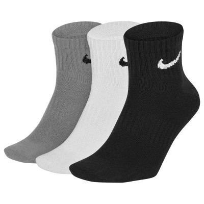 Шкарпетки Nike U NK EVERYDAY LTWT ANKLE 3PR SX7677-901 34-38 3 пари Чорний/Білий/Сірий (888407239182) Вінниця - фото 1