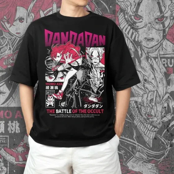 Футболка чоловіча з  принтом Дандадан Okurun 3 Розмір 48 Anime0933 Дніпро