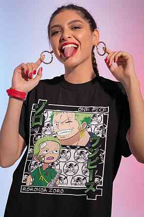 Футболка аниме Аниме Винтаге Спекиал Манга оверсайз (S/M/L) Черний AnimeJ1055 Днепр