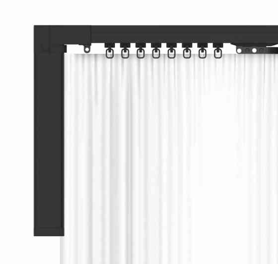 Розумний безшумний мотор для карниза з Wi-Fi управлінням Livolo чорний Коломия