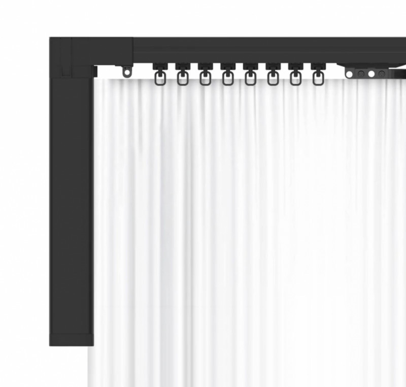 Розумний безшумний мотор для карниза з Wi-Fi управлінням Livolo чорний Коломия - фото 2