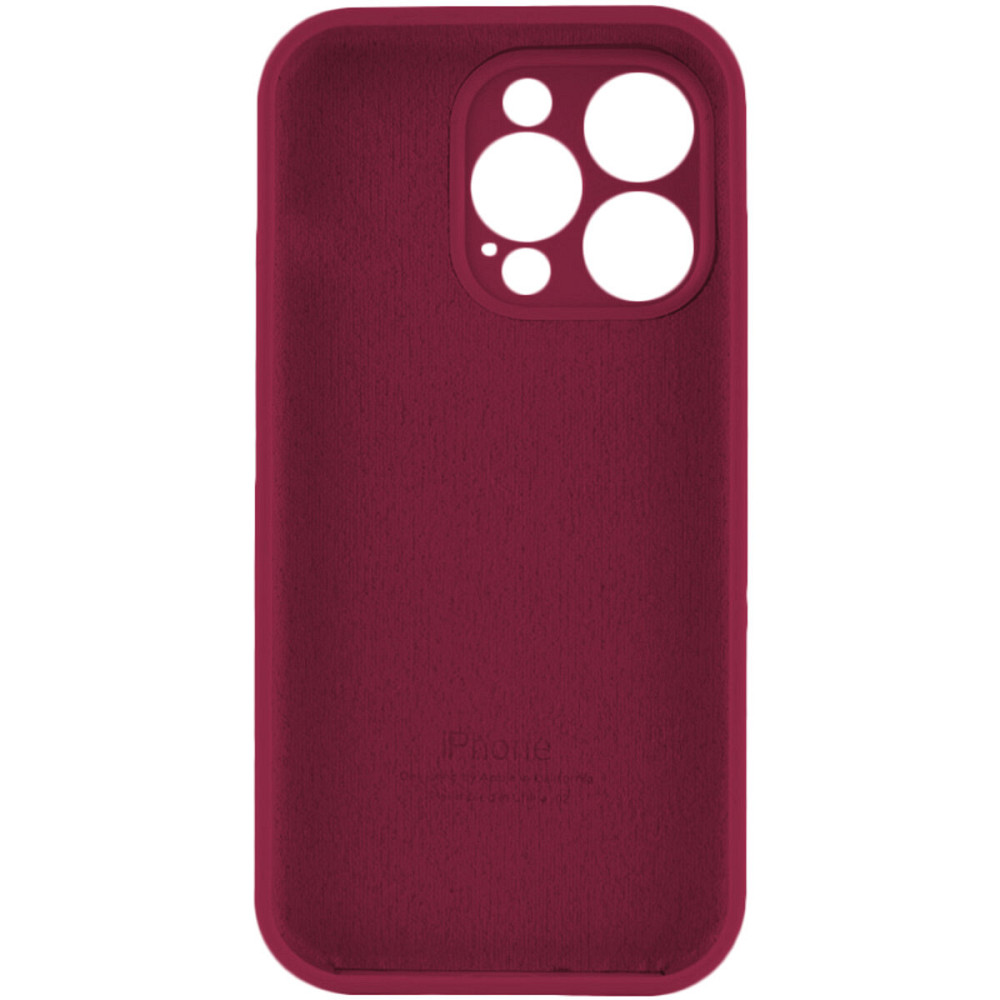 Чохол для смартфона Silicone Full Case AA Camera Protect for Apple iPhone 15 Pro Max 47,Plum Киев - изображение 2