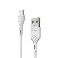 Дата кабель USB 2.0 AM to USB-C 1.0m White Grand-X (PC-03W) Киев - изображение 1