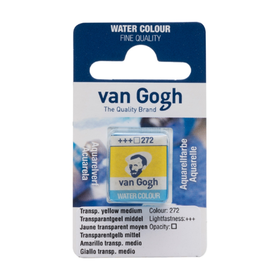 Фарба акварельна Van Gogh (272) Прозорий жовтий середній кювета Royal Talens Київ - фото 1