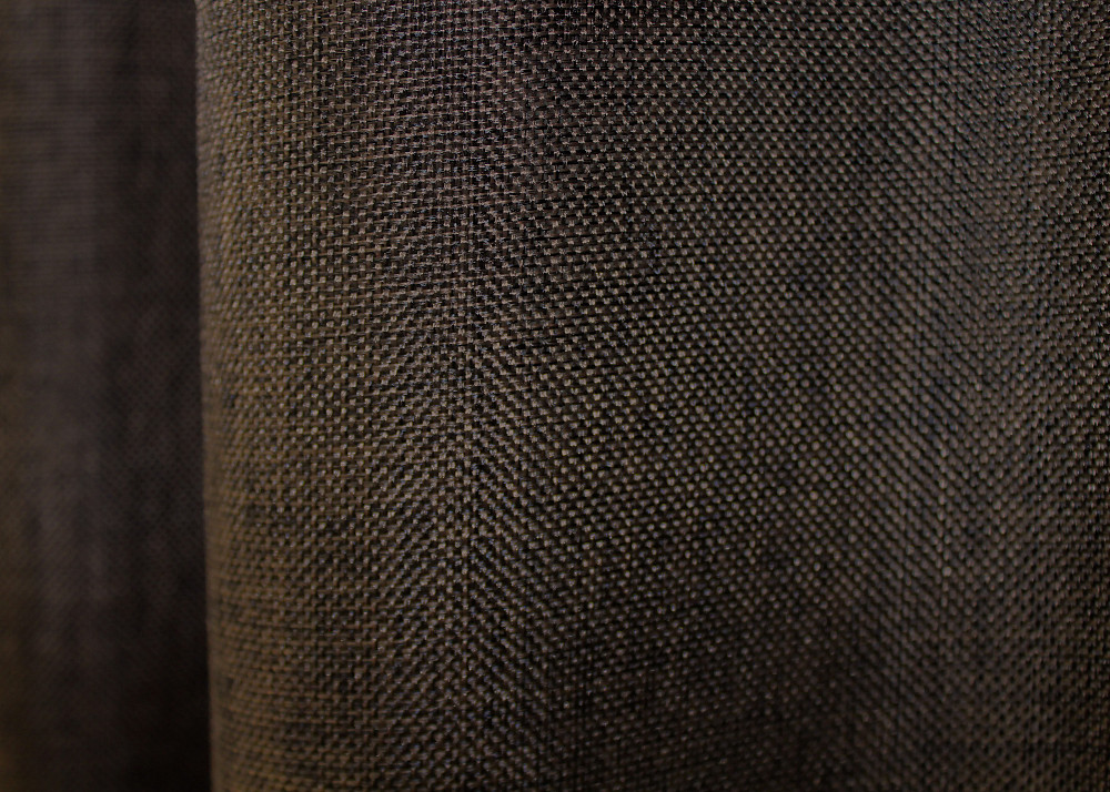 Комплект коротких штор VR-Textil Льон Мішковина № 107ш 130х170 см 2 шт Венге (35-0130) Київ - фото 6