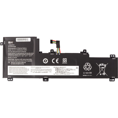 Аккумулятор для ноутбука LENOVO IdeaPad 5 Pro-16ACH6 (L20M4PE1) 15.4V 4650mAh PowerPlant (NB482467) Винница - изображение 1