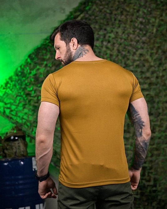 Тактична потовідвідна футболка Don't worry coyot ПП7615 Одеса - фото 3