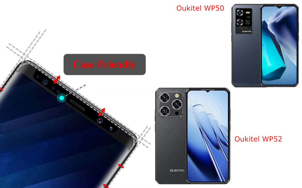 Захисне скло HyperGlass Pro для Oukitel WP50, Oukitel WP52 – максимальна чутливість та захист Київ - фото 4