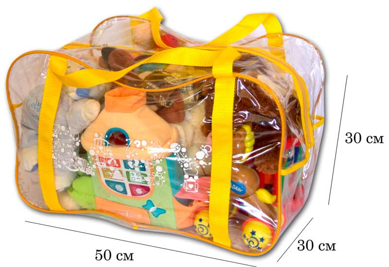Сумка в пологовий будинок / для іграшок K005-yellow (Жовтий) Суми - фото 1