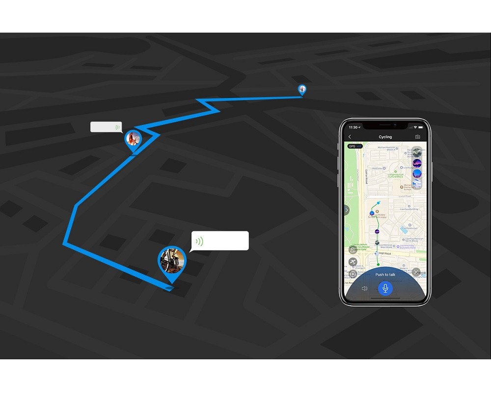 Захисний шолом Smart4u R55 (L) Black (58-62см), акустика, мікрофон, сигнали поворотів та стопів, додаток, пульт BR80 Київ - фото 11