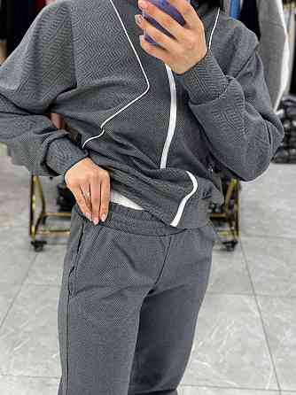 Стильний жіночий повсякденний костюм Кашемір на вовняній основі. Графіт, 42/44 Одеса