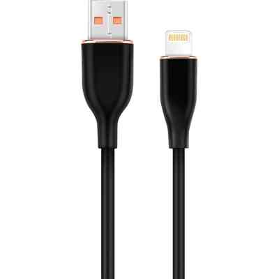 Дата кабель USB 2.0 AM to Lightning 1.5m 2.1A Cablexpert (CC-USB2S-AM8PM-1.5M-BK) Вінниця