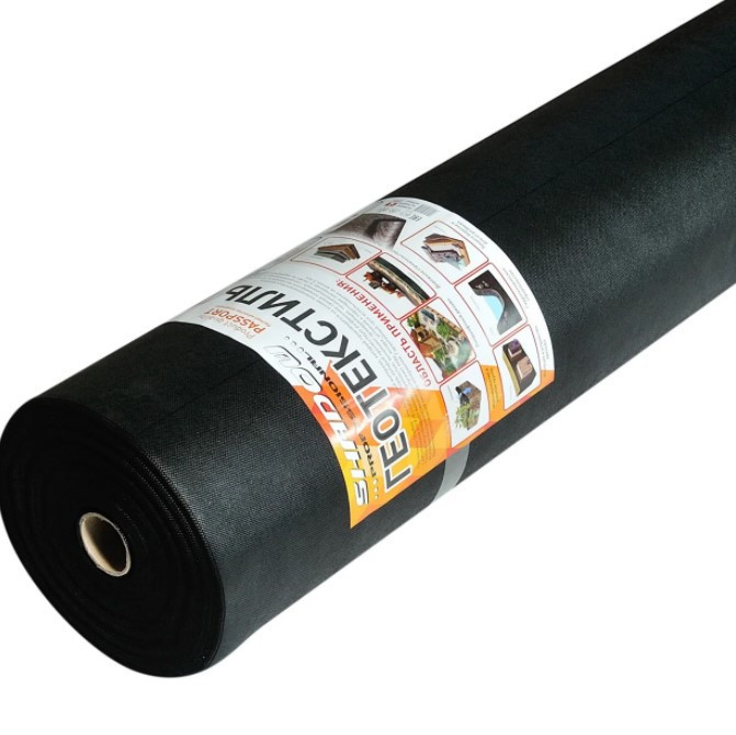 Геотекстиль  (110 г/м²) 3.2*50м геотекстиль черный для клубники Днепр - изображение 1