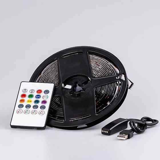 Світлодіодна стрічка з пультом GarlandoPro 5м RGB для кімнати Київ