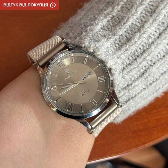 Годинник чоловічий наручний Poedagar Berlin Nylon Creamy (2 ремінці) Вінниця - фото 8