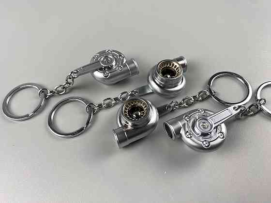 Брелок турбіна ТКР (турбокомпресор) свисток, брелок на ключі для водія, брелок-свисток ТКР сріблястий Мукачево