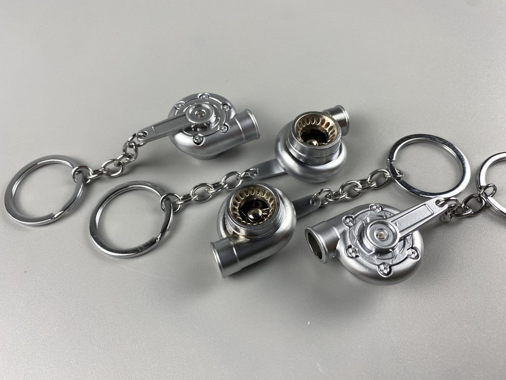 Брелок турбіна ТКР (турбокомпресор) свисток, брелок на ключі для водія, брелок-свисток ТКР сріблястий Мукачево - фото 6