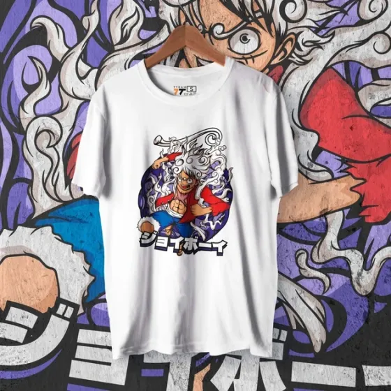 Футболка чоловіча з  принтом Ван Пис Gomu gomu Fruit WE Розмір 48 Anime0214 Дніпро