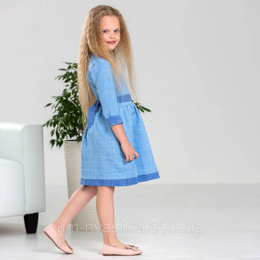 Дитяче плаття-вишиванка вишите плаття "Мальва" на зріст 98-150 Кривий Ріг - фото 3