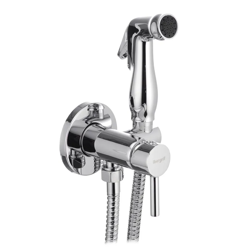 Смеситель для гигиенического душа с лейкой Ibergrif M22004 IB0082 Харьков - изображение 1