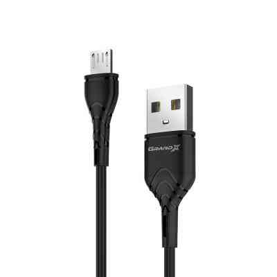 Дата кабель USB 2.0 AM to Micro 5P 1.0m Grand-X (PM-03B) Винница