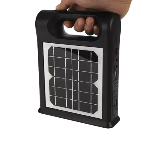 Солнечная зарядная станция + LED фонарь Cclamp CL-12 30W с лампочками + Power Bank Винница